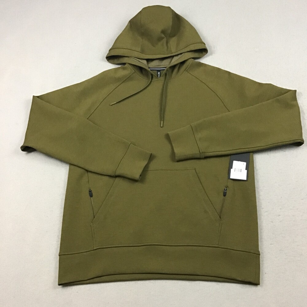 Ten Thousand Sweatshirt Men Medium Dark Olive Midweight Tech Hoodie Performance